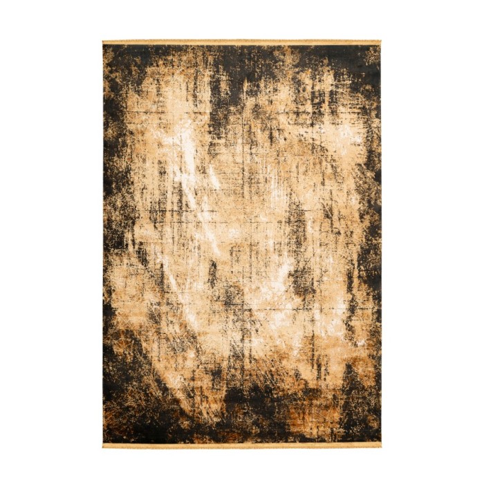 Tapis 290x200cm, design E409E coloris doré - Confort et élégance pour votre intérieur