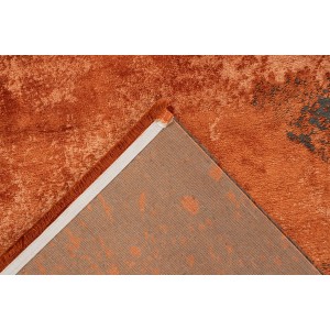 Tapis 150x80cm, design E509E coloris terracotta - Confort et élégance pour votre intérieur