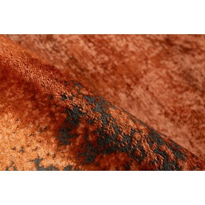 Tapis 290x200cm, design E509E coloris terracotta - Confort et élégance pour votre intérieur