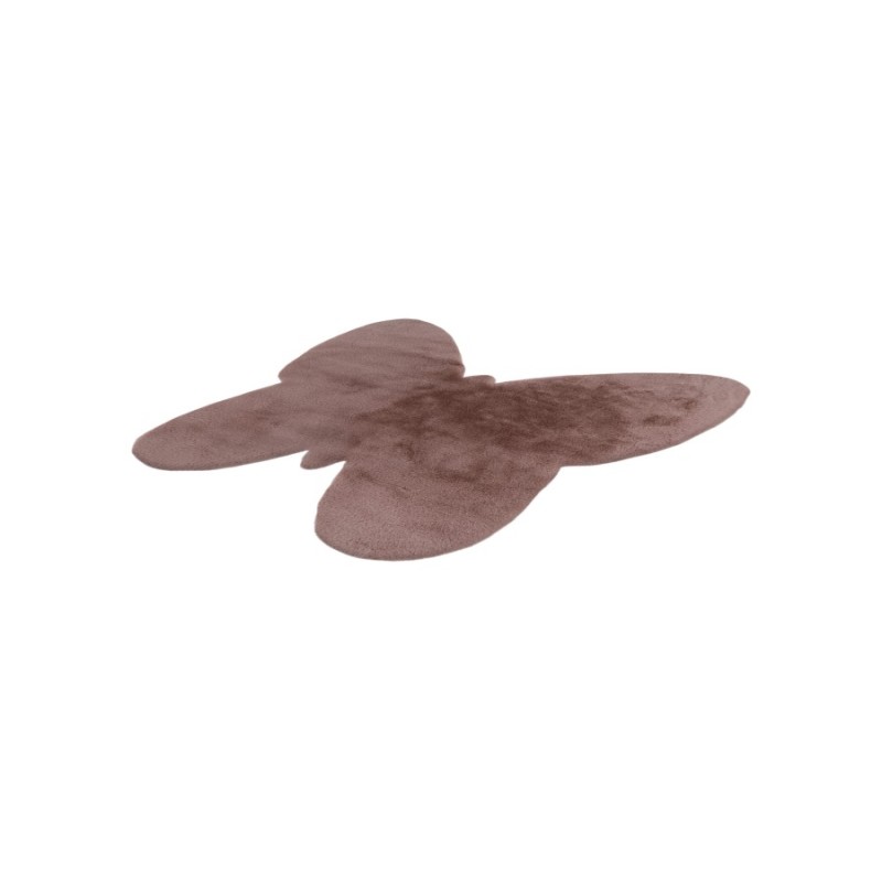 Tapis enfant 100x100, design E005S coloris rose poudré - Confort et élégance pour votre intérieur