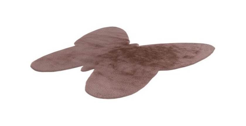 Tapis enfant 100x100, design E005S coloris rose poudré - Confort et élégance pour votre intérieur