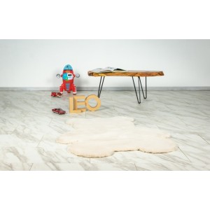Tapis enfant 110x90cm, design E205S coloris beige - Confort et élégance pour votre intérieur