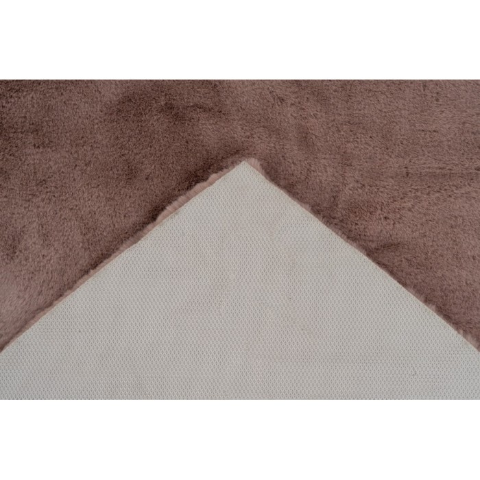 Tapis enfant 100x100cm, design E305S coloris rose poudré - Confort et élégance pour votre intérieur