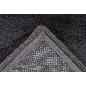 Tapis 150x80cm, design E009Y coloris graphite - Confort et élégance pour votre intérieur