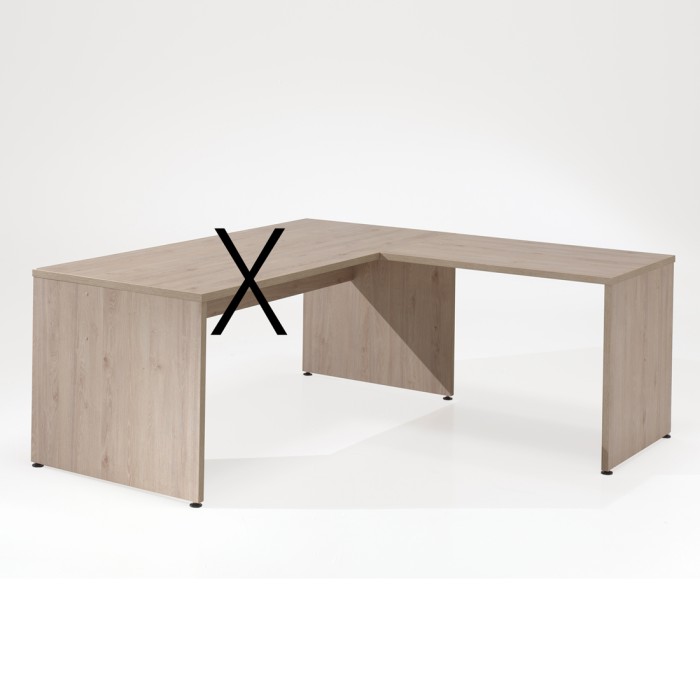 Retour pour bureau YUKON – Chêne Clair – Extension pratique et robuste