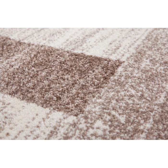 Tapis 170x120cm, design F005G coloris beige - Confort et élégance pour votre intérieur