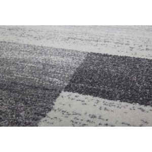 Tapis 150x80cm, design F105G coloris argent - Confort et élégance pour votre intérieur