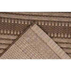 Tapis 170x120cm, design F105A coloris café - Confort et élégance pour votre intérieur