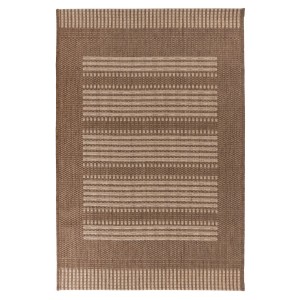 Tapis 230x160cm, design F105A coloris café - Confort et élégance pour votre intérieur