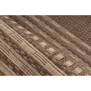 Tapis 290x200cm, design F105A coloris café - Confort et élégance pour votre intérieur