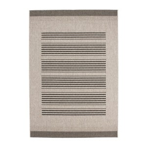 Tapis 290x200cm, design F105A coloris argent - Confort et élégance pour votre intérieur