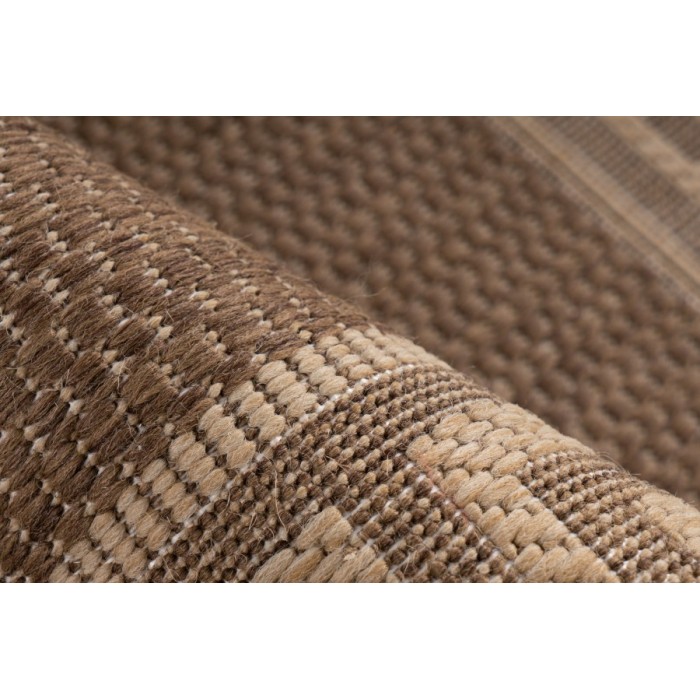 Tapis 230x160cm, design F205A coloris café - Confort et élégance pour votre intérieur