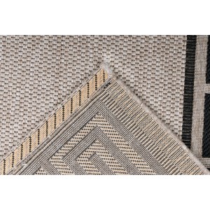 Tapis 150x80cm, design F205A coloris argent - Confort et élégance pour votre intérieur