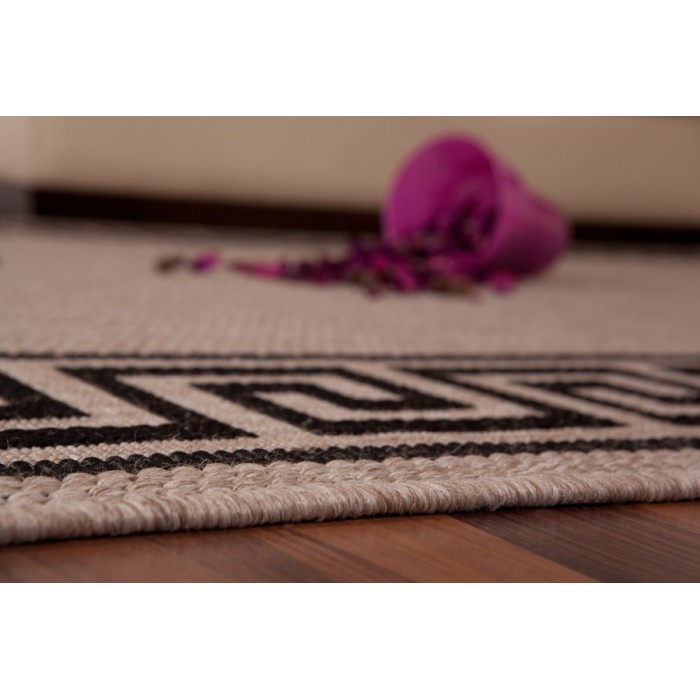 Tapis 230x160cm, design F205A coloris argent - Confort et élégance pour votre intérieur