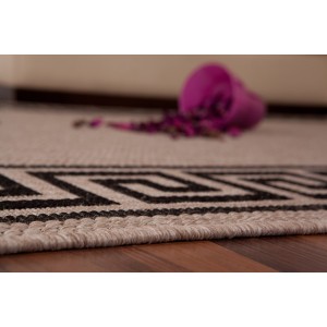 Tapis 290x200cm, design F205A coloris agent - Confort et élégance pour votre intérieur