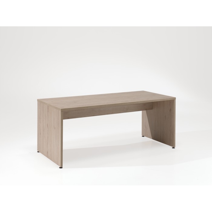 Bureau professionnel 160cm coloris chêne clair collection YUKON