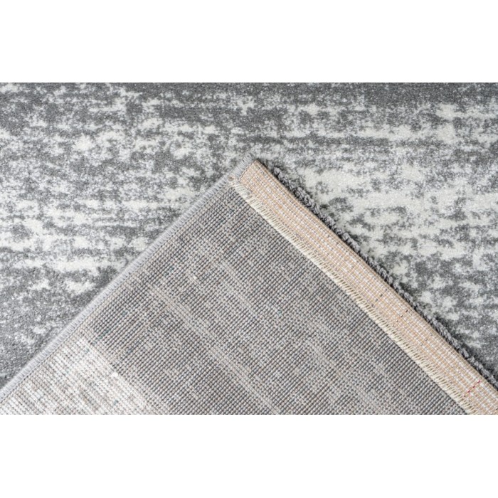 Tapis 290x200cm, design F005G coloris argent - Confort et élégance pour votre intérieur