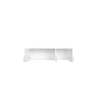 Surmeuble d'armoire trois portes collection FLEX, coloris blanc brillant