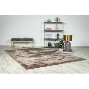 Tapis 150x80cm, design G008R coloris taupe - Confort et élégance pour votre intérieur