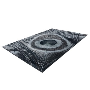 Tapis 290x200cm, design G108A coloris bleu pétrole - Confort et élégance pour votre intérieur