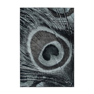 Tapis 290x200cm, design G108A coloris bleu pétrole - Confort et élégance pour votre intérieur