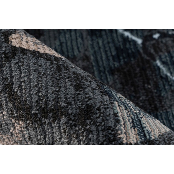 Tapis 170x120cm, design G308A coloris bleu pétrole - Confort et élégance pour votre intérieur