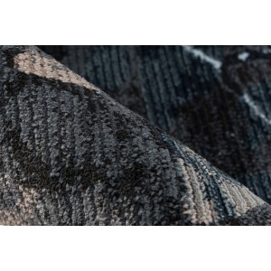 Tapis 290x200cm, design G308A coloris bleu pétrole - Confort et élégance pour votre intérieur