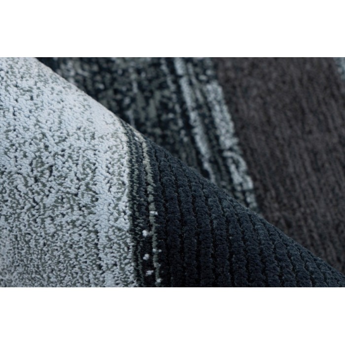 Tapis 290x200cm, design G408A coloris bleu pétrole - Confort et élégance pour votre intérieur