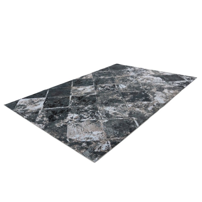 Tapis 150x80cm, design G508A coloris bleu pétrole - Confort et élégance pour votre intérieur