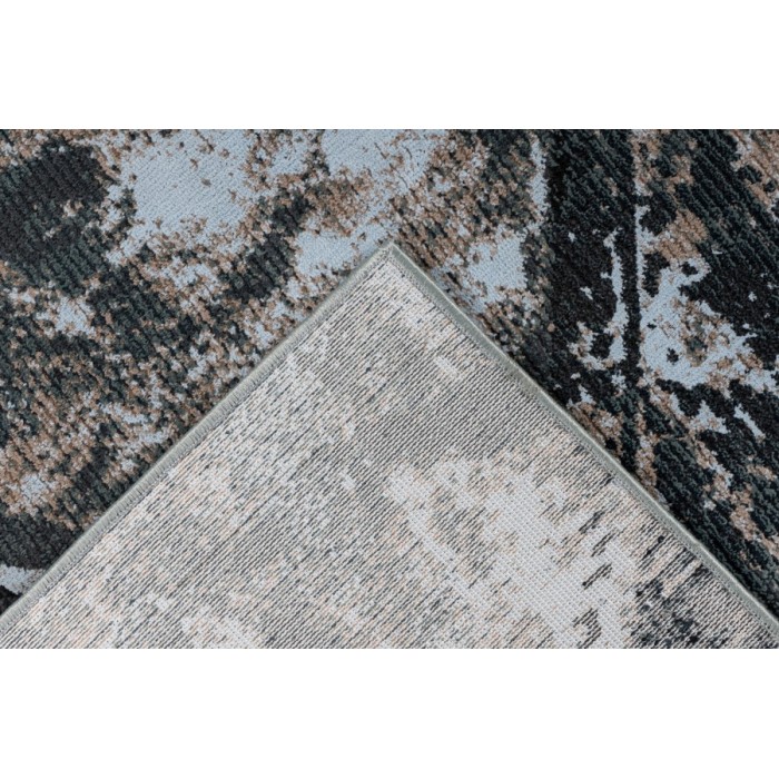 Tapis 230x160cm, design G508A coloris bleu pétrole - Confort et élégance pour votre intérieur