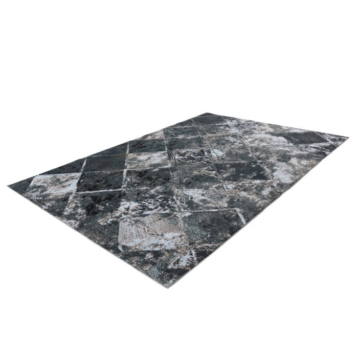 Tapis 290x200cm, design G508A coloris bleu pétrole - Confort et élégance pour votre intérieur
