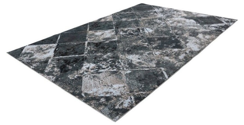 Tapis 290x200cm, design G508A coloris bleu pétrole - Confort et élégance pour votre intérieur