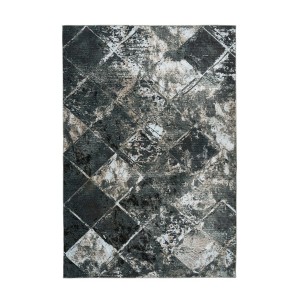Tapis 290x200cm, design G508A coloris bleu pétrole - Confort et élégance pour votre intérieur