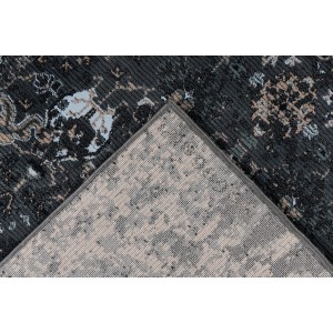 Tapis 290x200cm, design G708A coloris bleu pétrole - Confort et élégance pour votre intérieur