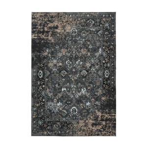 Tapis 290x200cm, design G708A coloris bleu pétrole - Confort et élégance pour votre intérieur