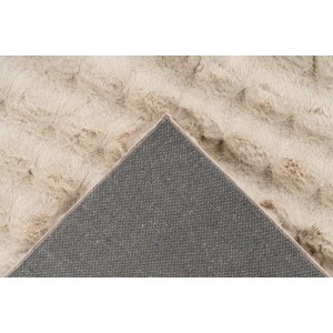 Tapis 150x80cm, design H008Y coloris beige - Confort et élégance pour votre intérieur