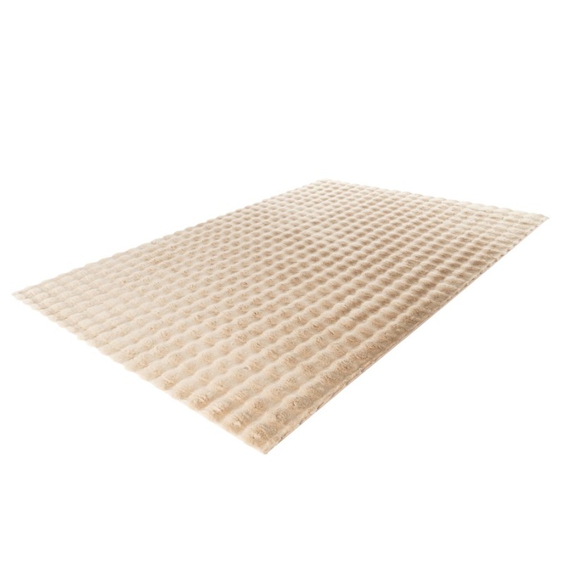Tapis 290x200cm, design H008Y coloris beige - Confort et élégance pour votre intérieur