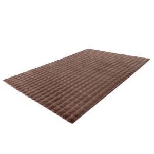 Tapis 230x160cm, design H008Y coloris taupe foncé - Confort et élégance pour votre intérieur