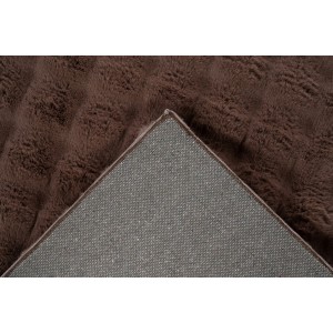 Tapis 230x160cm, design H008Y coloris taupe foncé - Confort et élégance pour votre intérieur