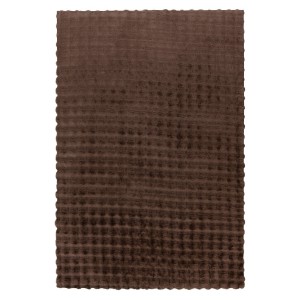 Tapis 290x200cm, design H008Y coloris taupe foncé - Confort et élégance pour votre intérieur
