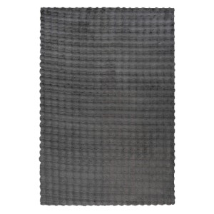 Tapis 230x160cm, design H008Y coloris graphite - Confort et élégance pour votre intérieur