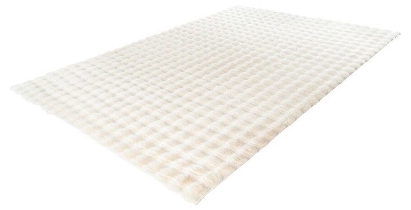 Tapis 170x120cm, design H008Y coloris ivoire - Confort et élégance pour votre intérieur