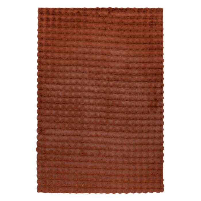 Tapis 230x160cm, design H008Y coloris rouge terracotta - Confort et élégance pour votre intérieur