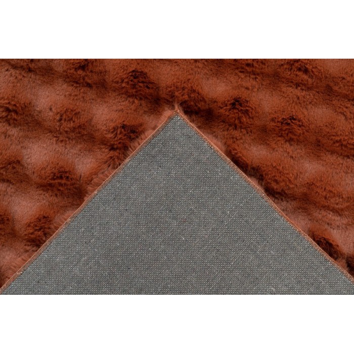 Tapis 290x200cm, design H008Y coloris rouge terracota - Confort et élégance pour votre intérieur