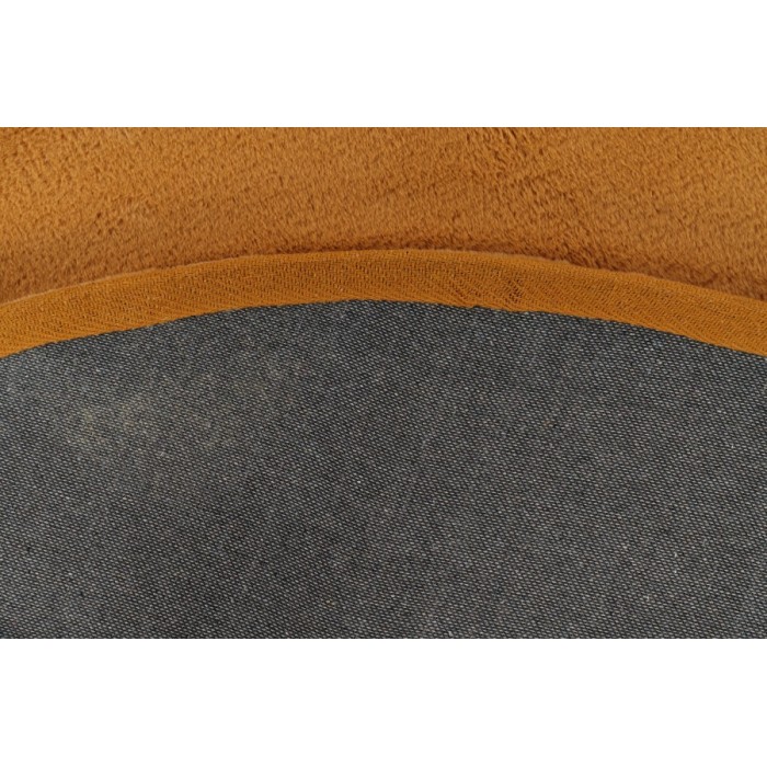 Tapis 160x160cm, design H008N coloris ambré - Confort et élégance pour votre intérieur