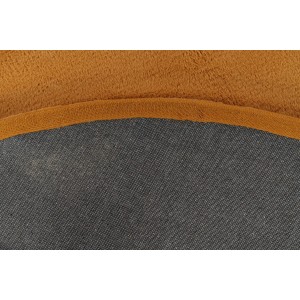 Tapis 160x160cm, design H008N coloris ambré - Confort et élégance pour votre intérieur