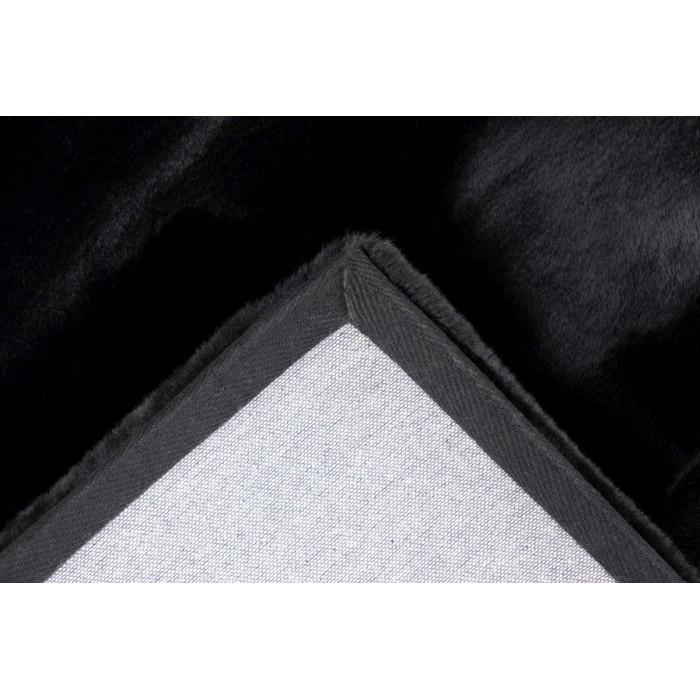 Tapis 170x120 cm, design H008N coloris noir - Confort et élégance pour votre intérieur