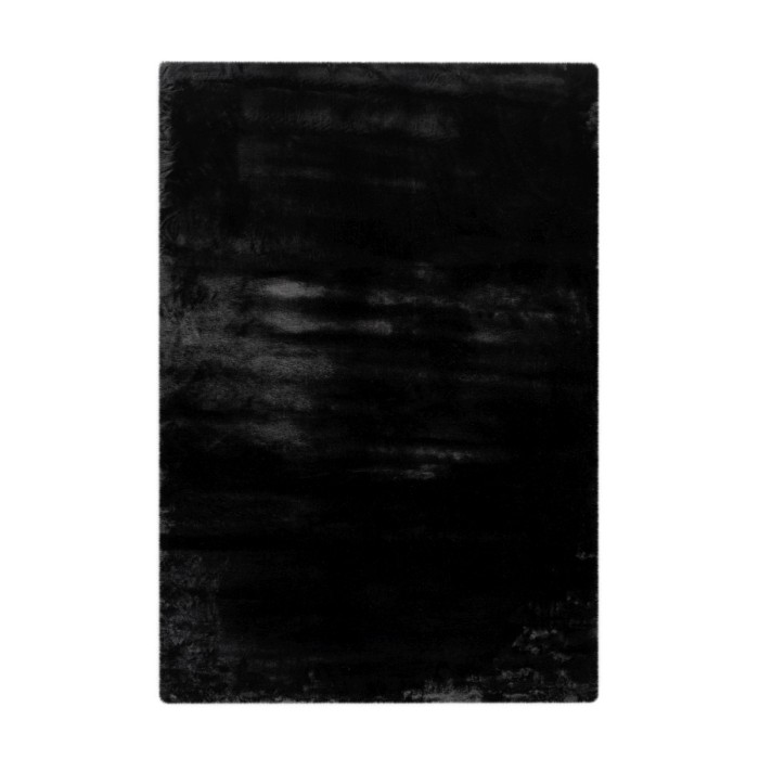 Tapis 170x120 cm, design H008N coloris noir - Confort et élégance pour votre intérieur