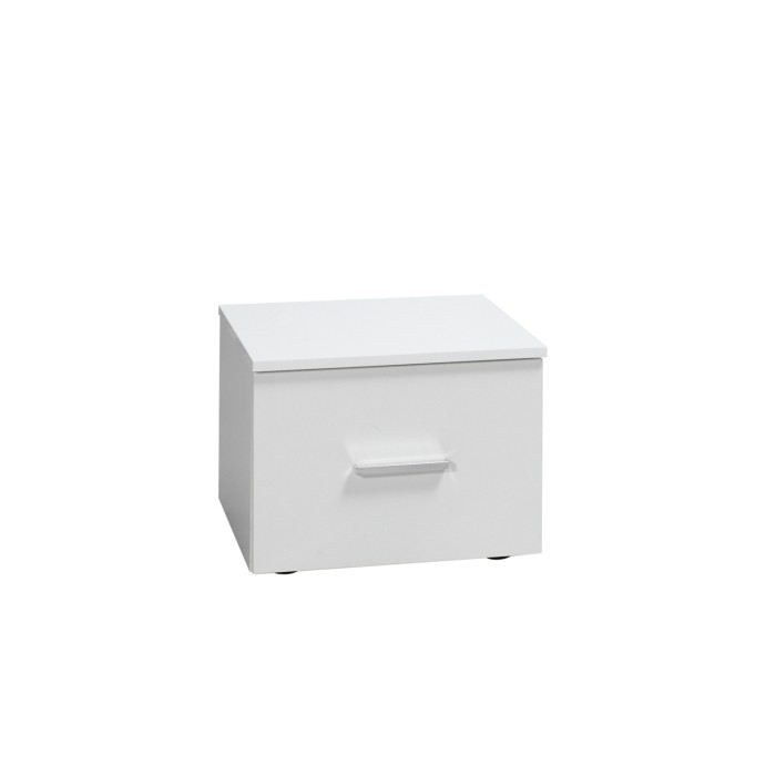 Ensemble pour chambre à coucher PANAREA. Lit adulte avec option coffre design 180x200 + deux chevets + sommier