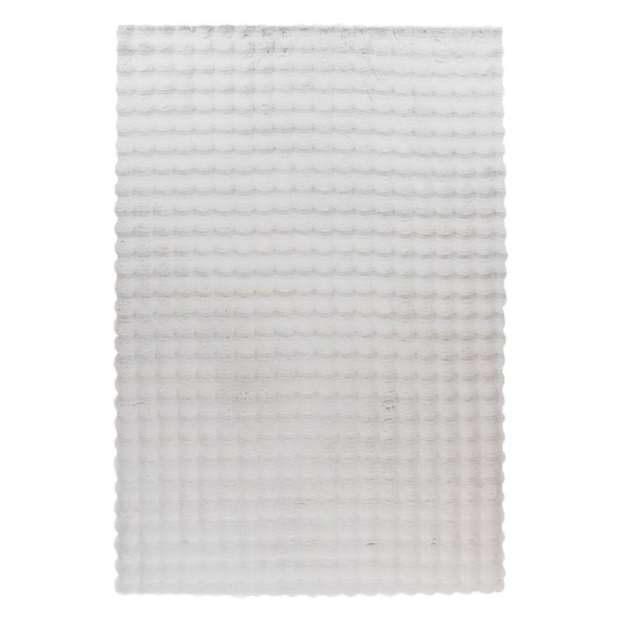 Tapis 170x120cm, design H008Y coloris argent - Confort et élégance pour votre intérieur